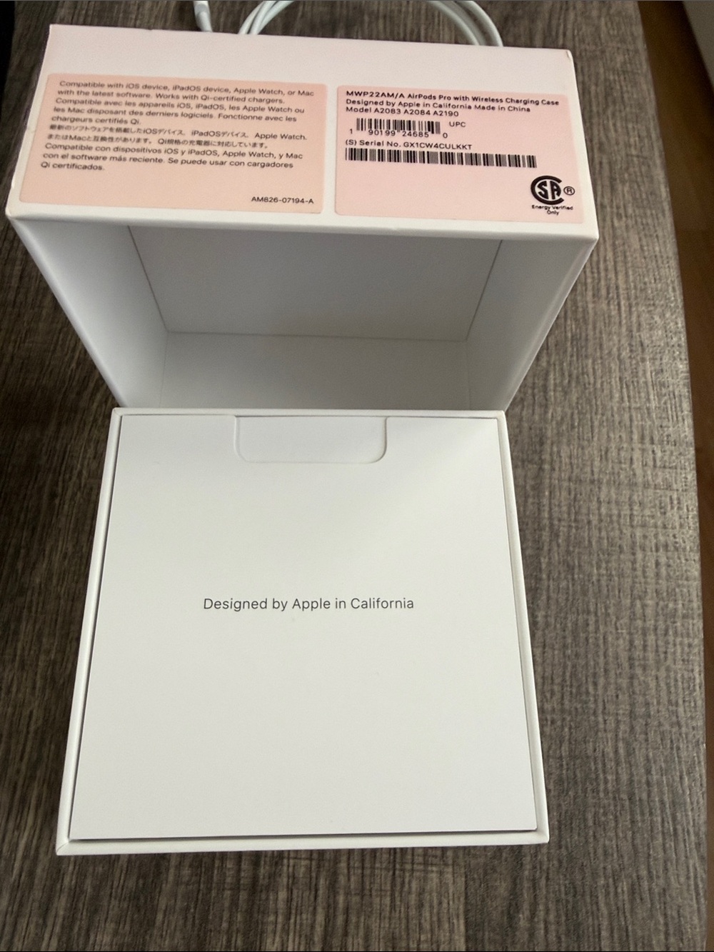 Apple AirPods Pro 1st Generation Wireless Earbuds & Wireless Charging Case - Picture 5 of 14